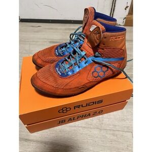 RUDIS JB Alpha‎ 2.0 Wrestling Shoes Orange size 11 Men's Rare